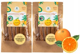 2x Rollsy POMARAŃCZOWE Z Witaminą C i Cynkiem 50g Naturalnie Zdrowi