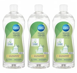 CANPOL Płyn HIPOALERGICZNY Do Mycia Butelek i Smoczków 500ml x3