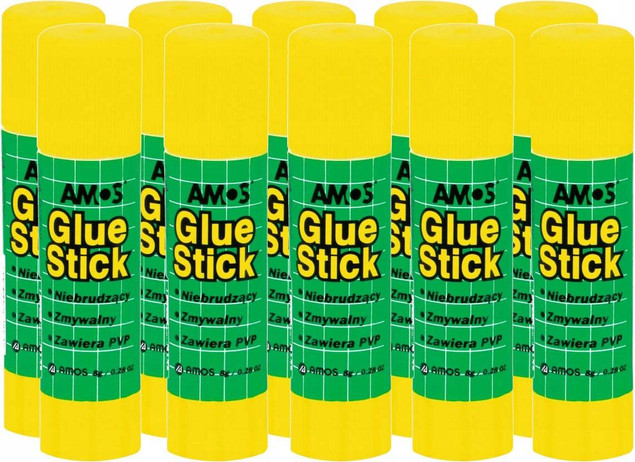 KLEJ W SZTYFCIE AMOS 8G x 10 sztuk
