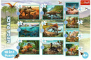 Puzzle 10w1 Układanka Gady DINOZAURY Prehistoryczne Świat 6+Trefl