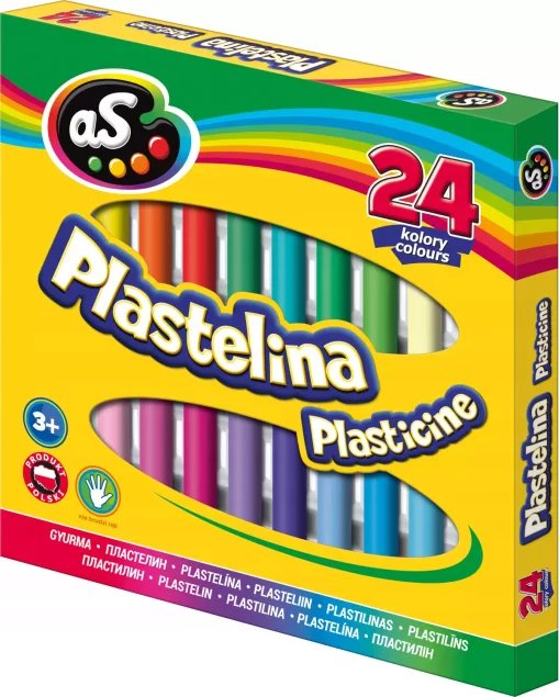 AS ASTRA PLASTELINA 24 KOLORY