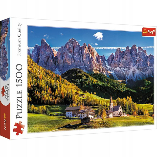 Puzzle 1500 Układanka Góry DOLOMITY Dolina Włochy Krajobraz 12+ Trefl