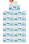 KINDII Chusteczki NAWILŻANE Pure Water WODNE Bez Perfum z Klapką 60szt. x12