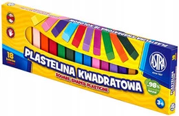Plastelina 18kol kwadratowa ASTRA