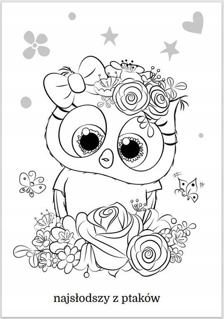 Maluszkowe malowanie. Czarujące sówki