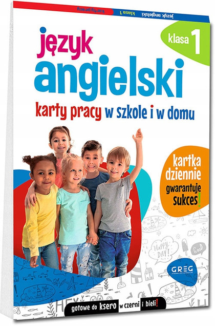 ZESTAW Pierwszaki Karty Pracy Klasa 1 Sylaby Angielski Matematyka 4w1 Greg
