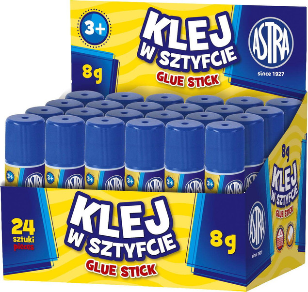 Klej w sztyfcie 8g ASTRA p24 cena za 1szt