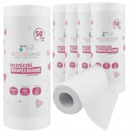 5 x 50szt Ręczniki bawełniane dla Niemowląt Noworodków Bawełniane Naturalne