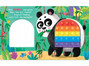 Książeczka sensoryczna z POP IT. Wesołe zoo