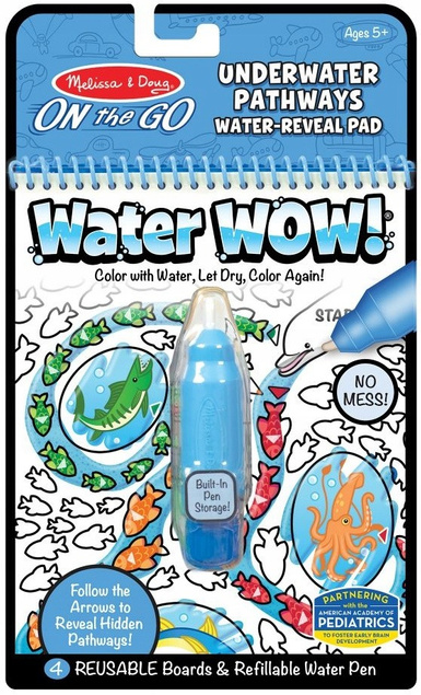 MELISSA Kolorowanka wodna Water Wow! Podwodne ścieżki 40179