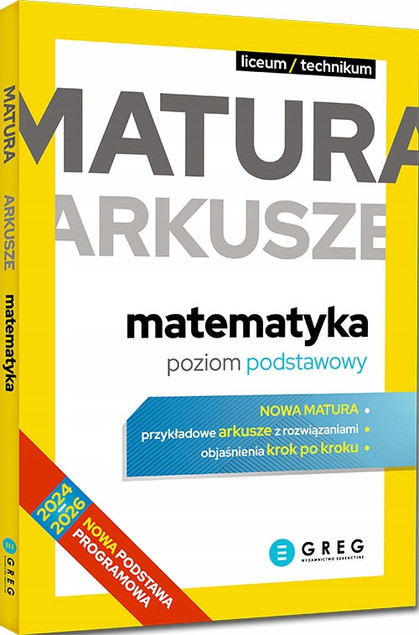 7w1 MATURA 2026 Kompletny Zestaw REPETYTORIA + ARKUSZE Greg