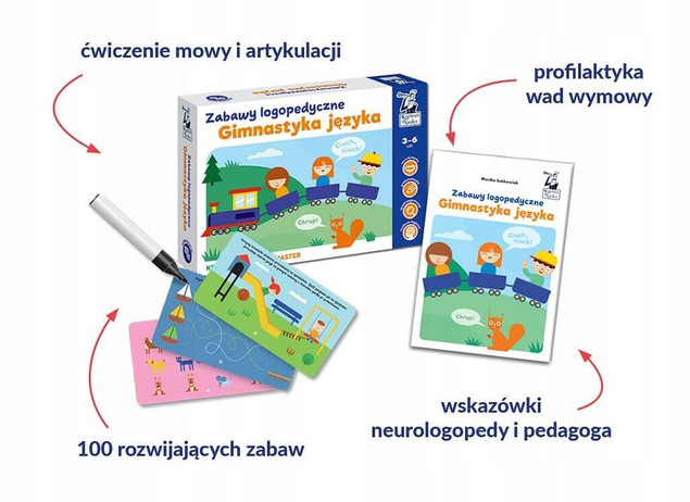 Kapitan Nauka. Gimnastyka języka. Zabawy logopedyc