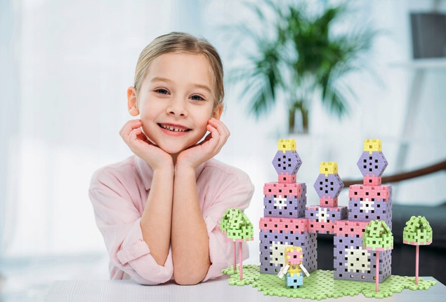 Klocki Basic Pink 300 elementów