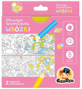 Dłuuugie Kolorowanki WRÓŻKI 4+ CzuCzu