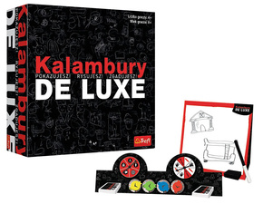 Kalambury De Luxe Pokazujesz, Rysujesz, Zgadujesz Gra Towarzyska 8+ Trefl