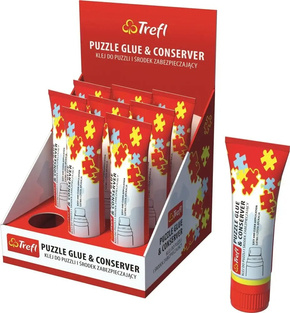 Klej Do Puzzli i Środek Zabezpieczający Z Gąbeczką 70ml Trefl