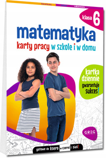 Matematyka Karty Pracy W Szkole I W Domu Klasa 6 SP Greg