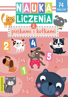 Nauka Liczenia Z Pieskami I Kotkami + Naklejki BooksAndFun