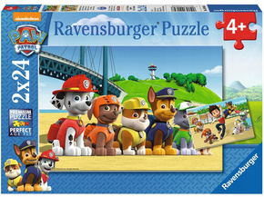 Puzzle 2x24 48el. Układanka Pieski PSI PATROL Szczeniaki 4+ Ravensburger