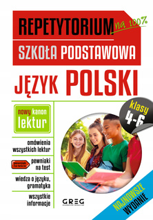 Repetytorium Szkoła Podstawowa Język Polski kl. 4-6 r. 2024 Greg