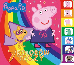 Świnka Peppa 7 Kolorów Tęczy Książeczka Registry 3+ Media Service Zawada