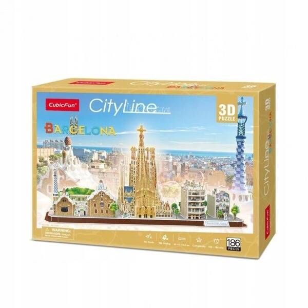 CubicFun puzzle 3D CITY LINE Barcelona