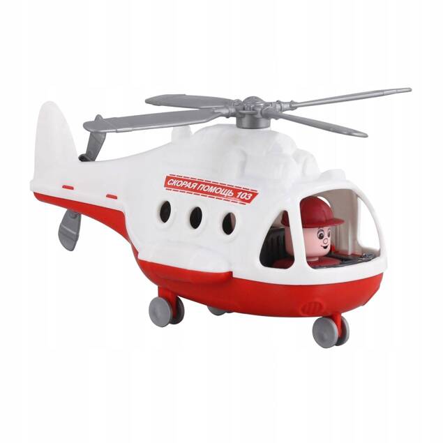 Helikopter ratunkowy Śmigłowiec Alfa w siatce