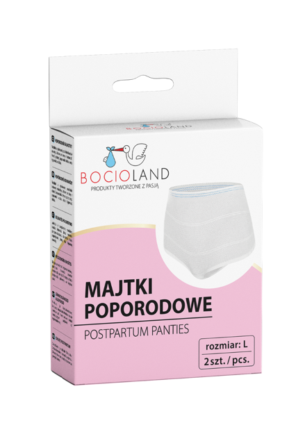 Majtki poporodowe siateczkowe 2 szt. L