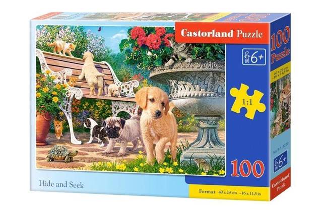 Puzzle 100 Zabawa w chowanego CASTOR