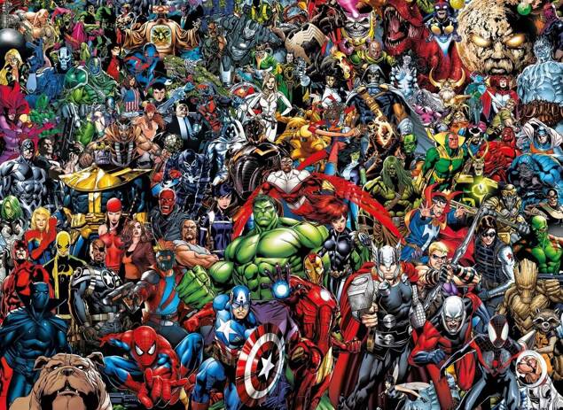 Puzzle 1000 Układanka MARVEL Super Bohaterowie Niemożliwe Do Ułożenia 12+