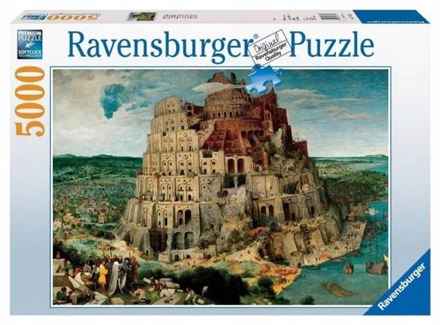 Puzzle 5000 Zburzenie Wieży Ravensburger
