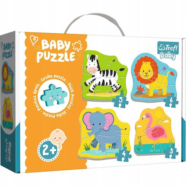 Puzzle BABY CLASSIC Zwierzątka Safari TREFL 36073