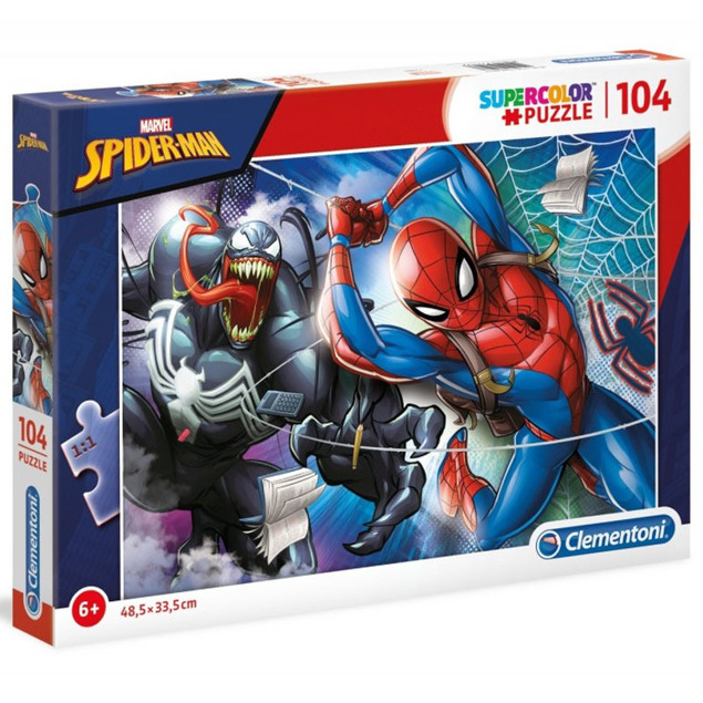 Puzzle Supercolor 104 Spider-Man Clementoni 27117