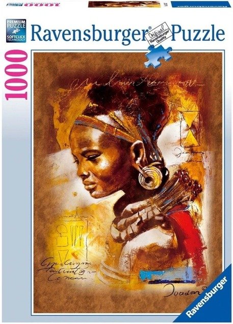 Ravensburger puzzle 1000el Afrykańska Piękność