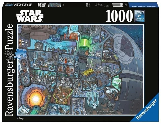 Ravensburger puzzle 1000el Star Wars Gdzie jest Wookie