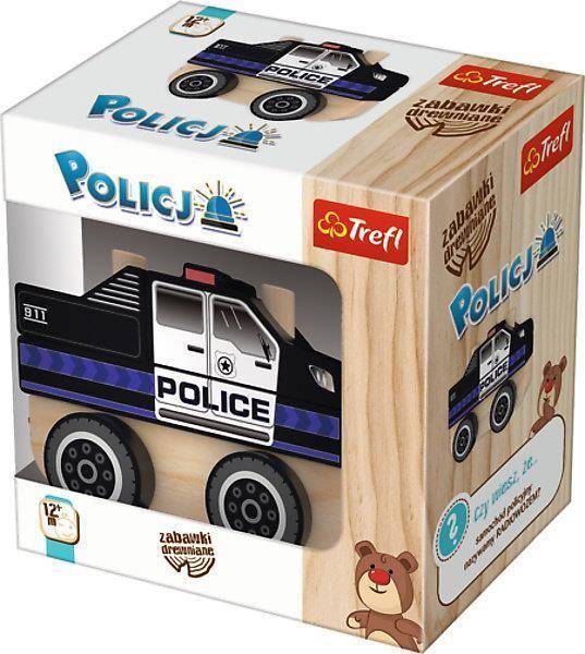 Zabawka drewniana Policja w pudełku 60999 TREFL